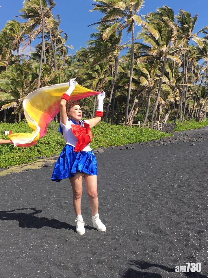 夏蕙BB化身做美少女戰士,有騷腿呀!