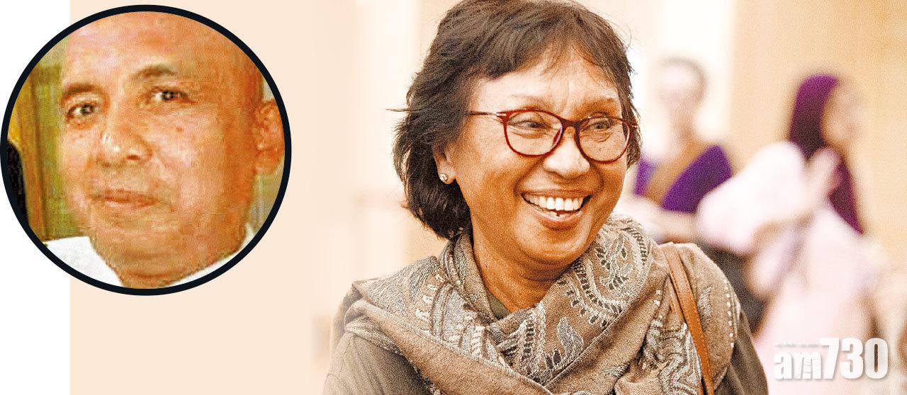 機長扎哈里(圓圖)一直被指是肇事者,報告稱未能證實此說法,其姊妹(大圖)獲悉其洗脫嫌疑,開心不已。(路透社)