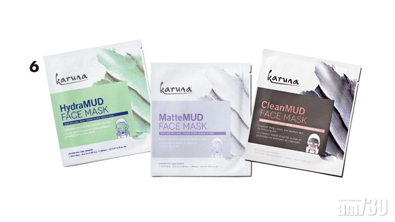 6. Karuna 片狀泥面膜