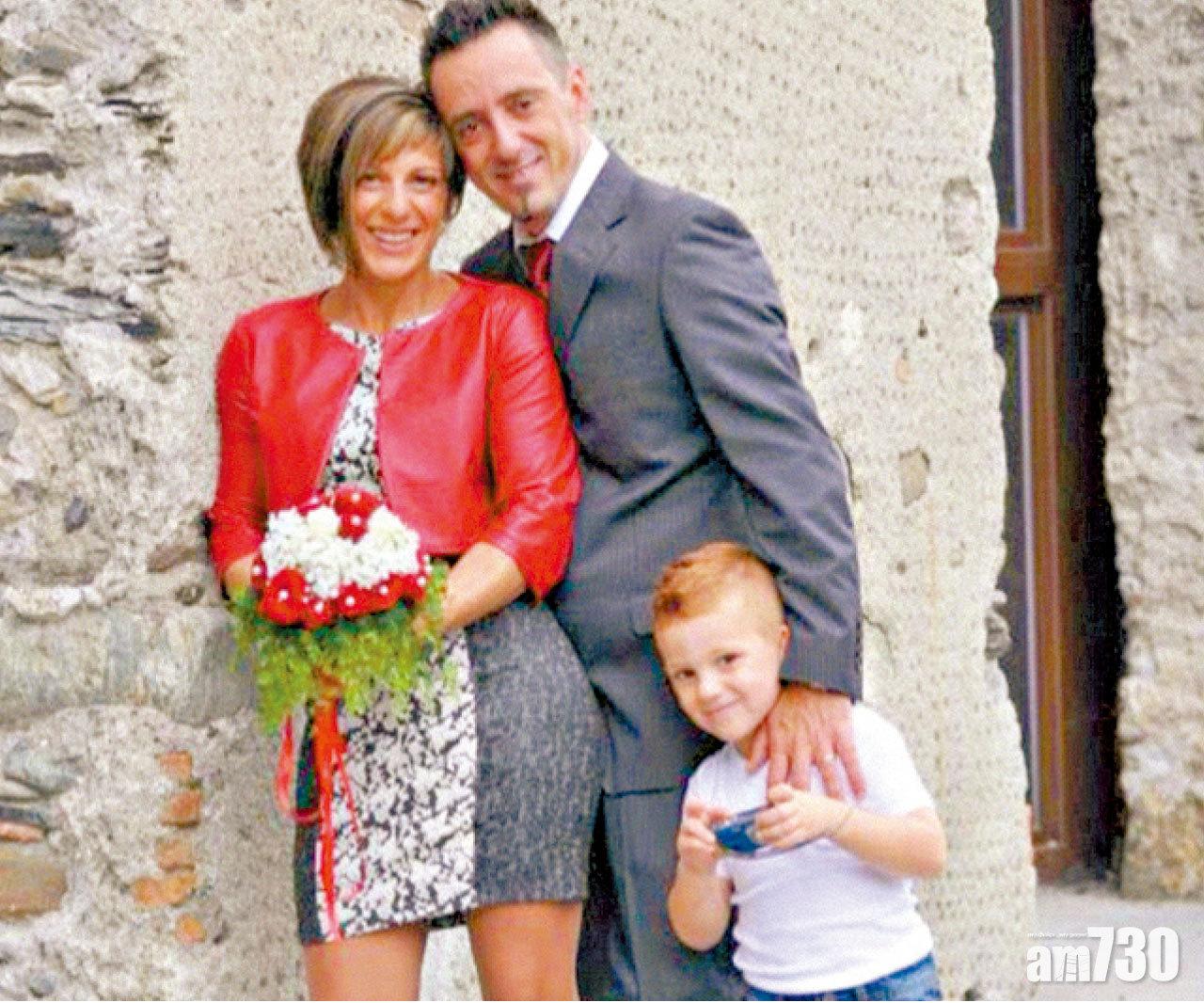 Robbiano一家三口遇難。