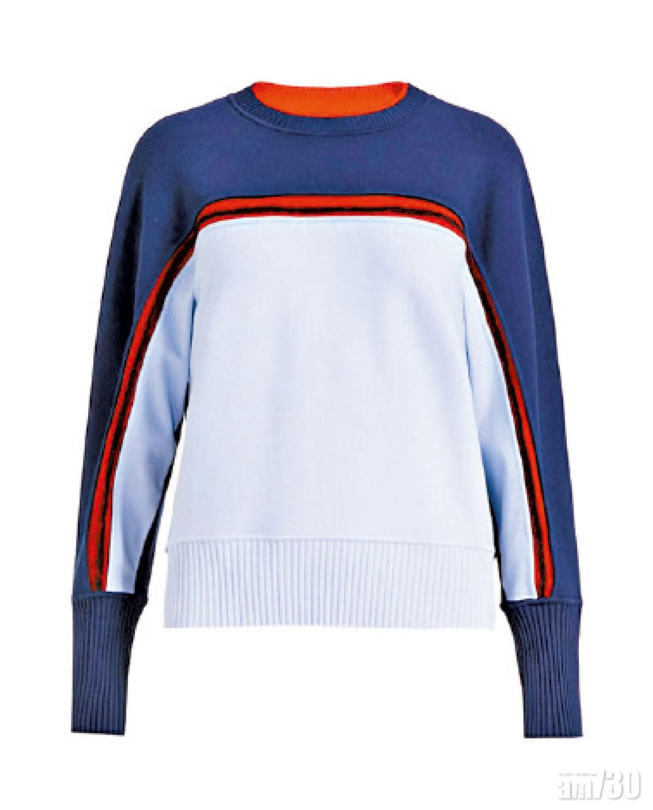 藍紅色knit top $7,180(D)