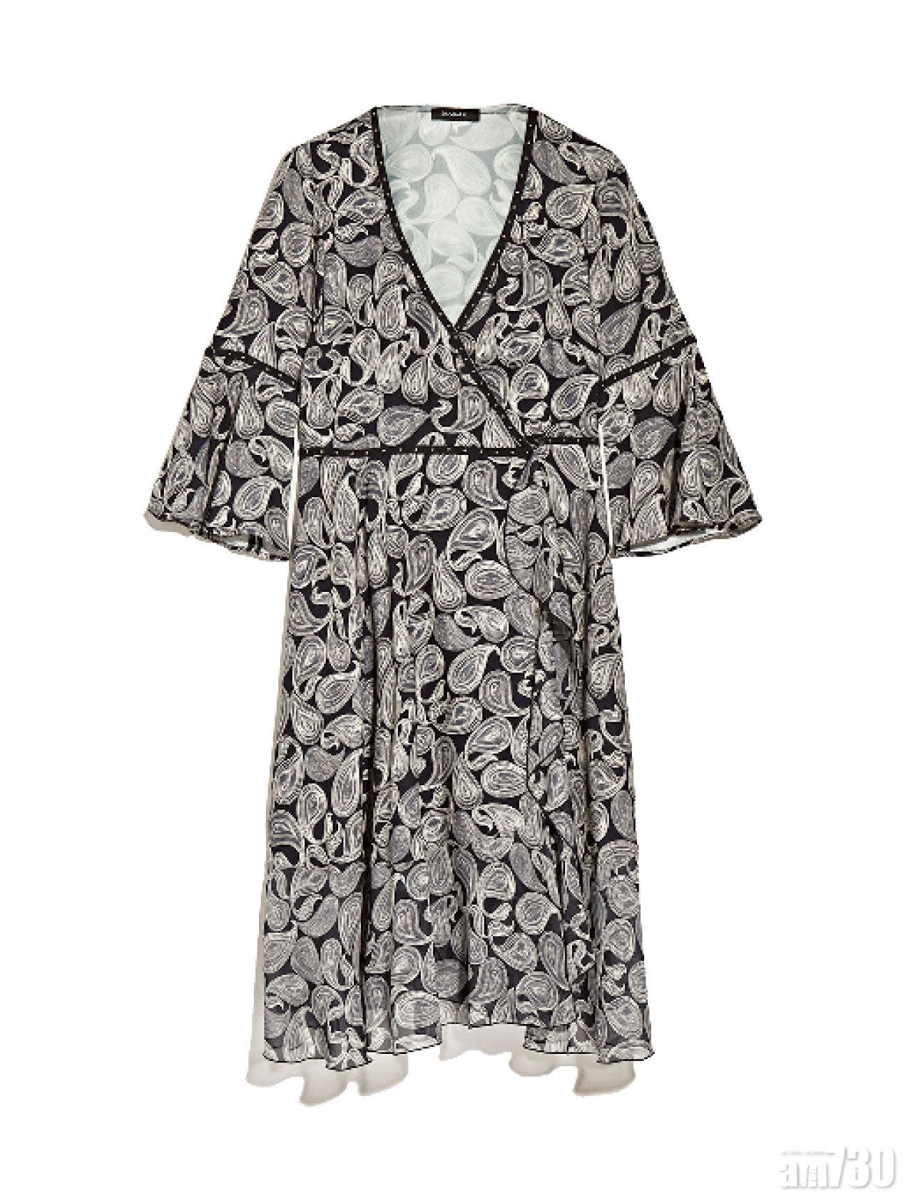 黑白色阿米巴圖案dress $3,880(A)