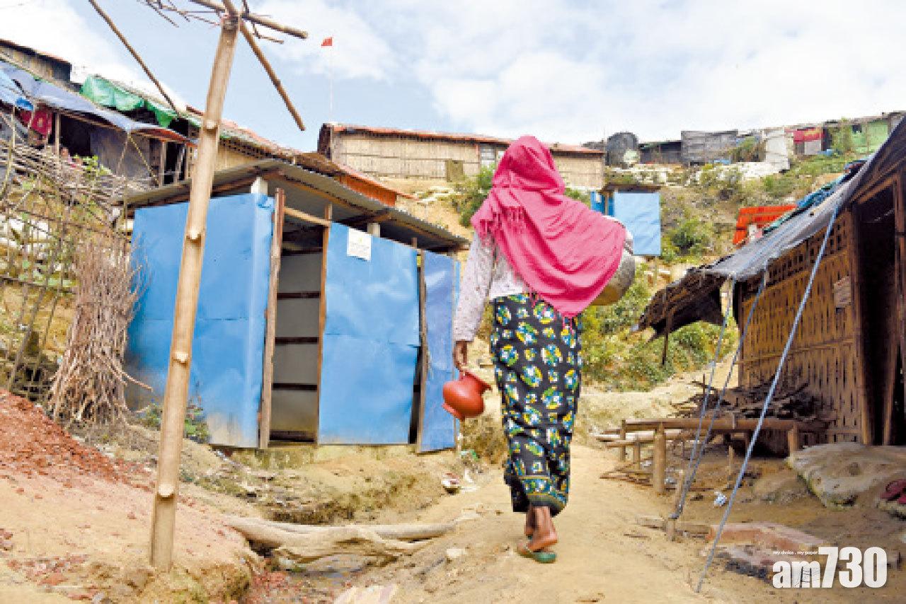 為了保障女性,宣明會在營內設立了女性專用的沐浴間。