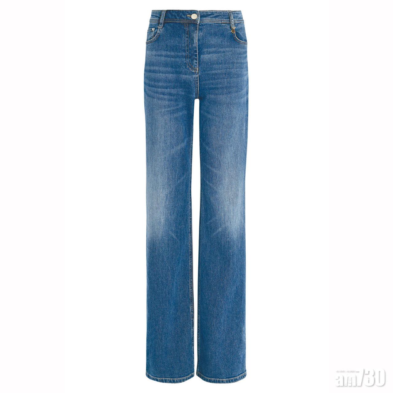 藍色高腰boot cut jeans $1,980(G)