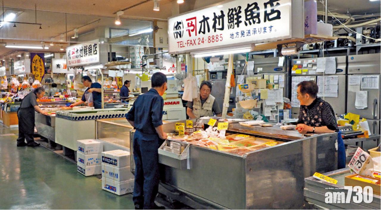 和商市場的海鮮種類特別多,令人回味。