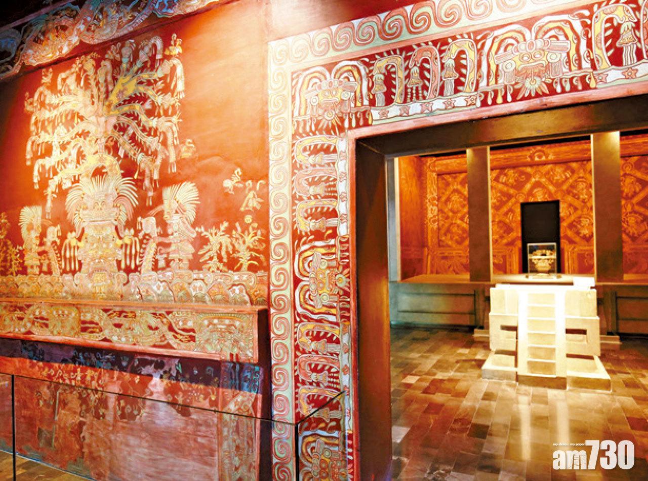 鮮豔壁畫展現托爾特克文明。