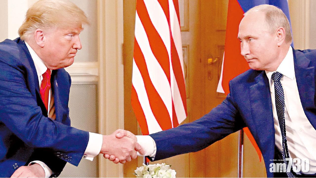 特朗普(左)擬退出《中程導彈條約》,未知普京(右)有何回應。(路透社)