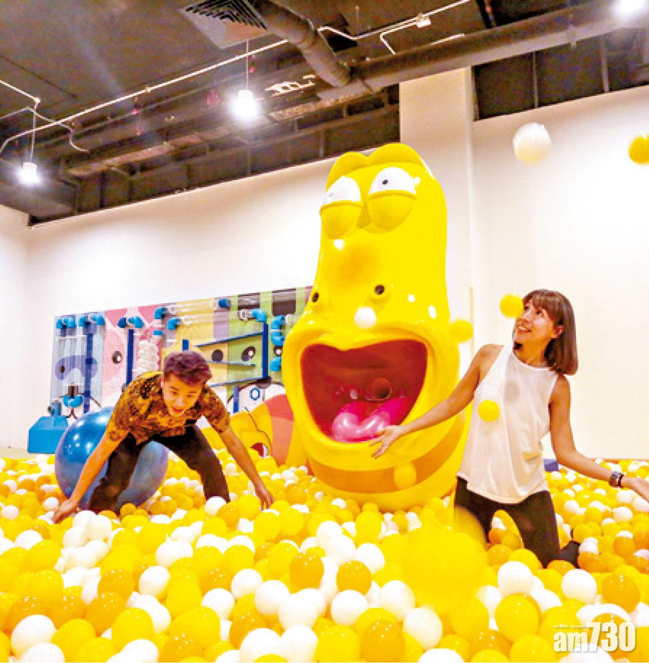 樂園內有令大家返老還童的波波池。