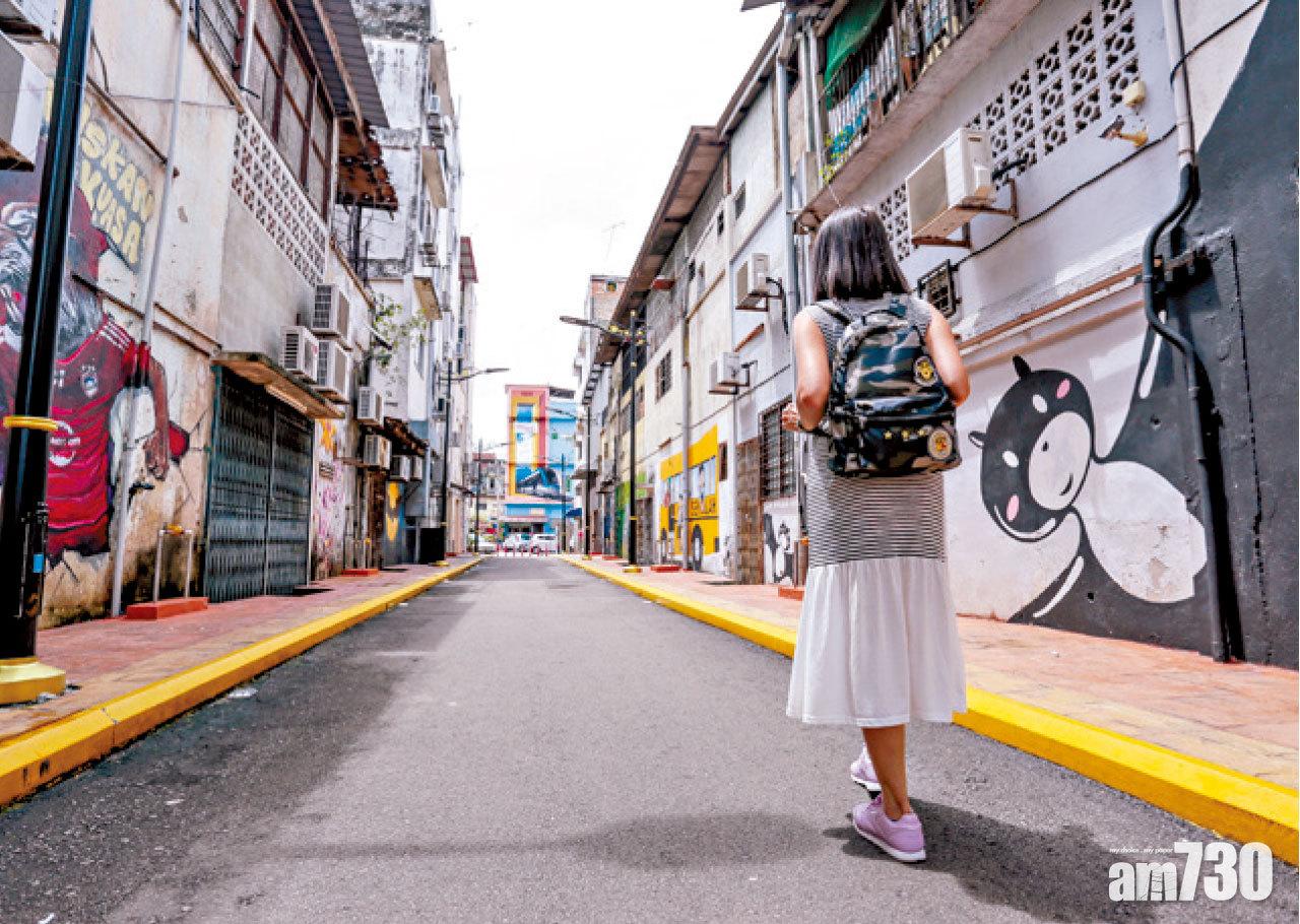 創意壁畫街是政府與當地藝術家大力推動的旅遊景點之一。