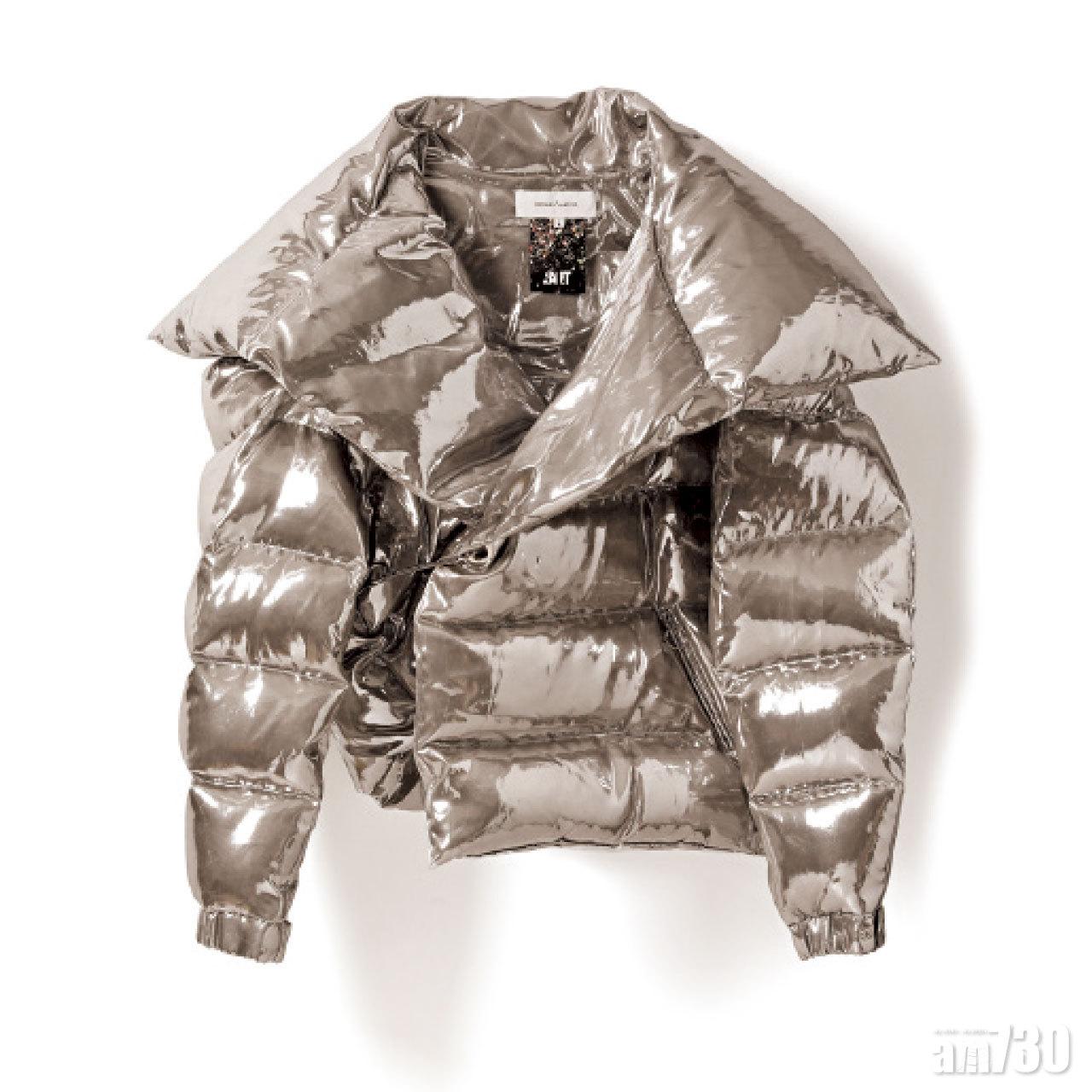 銀色闊領down jacket by Marques Almeida $9,699(A)