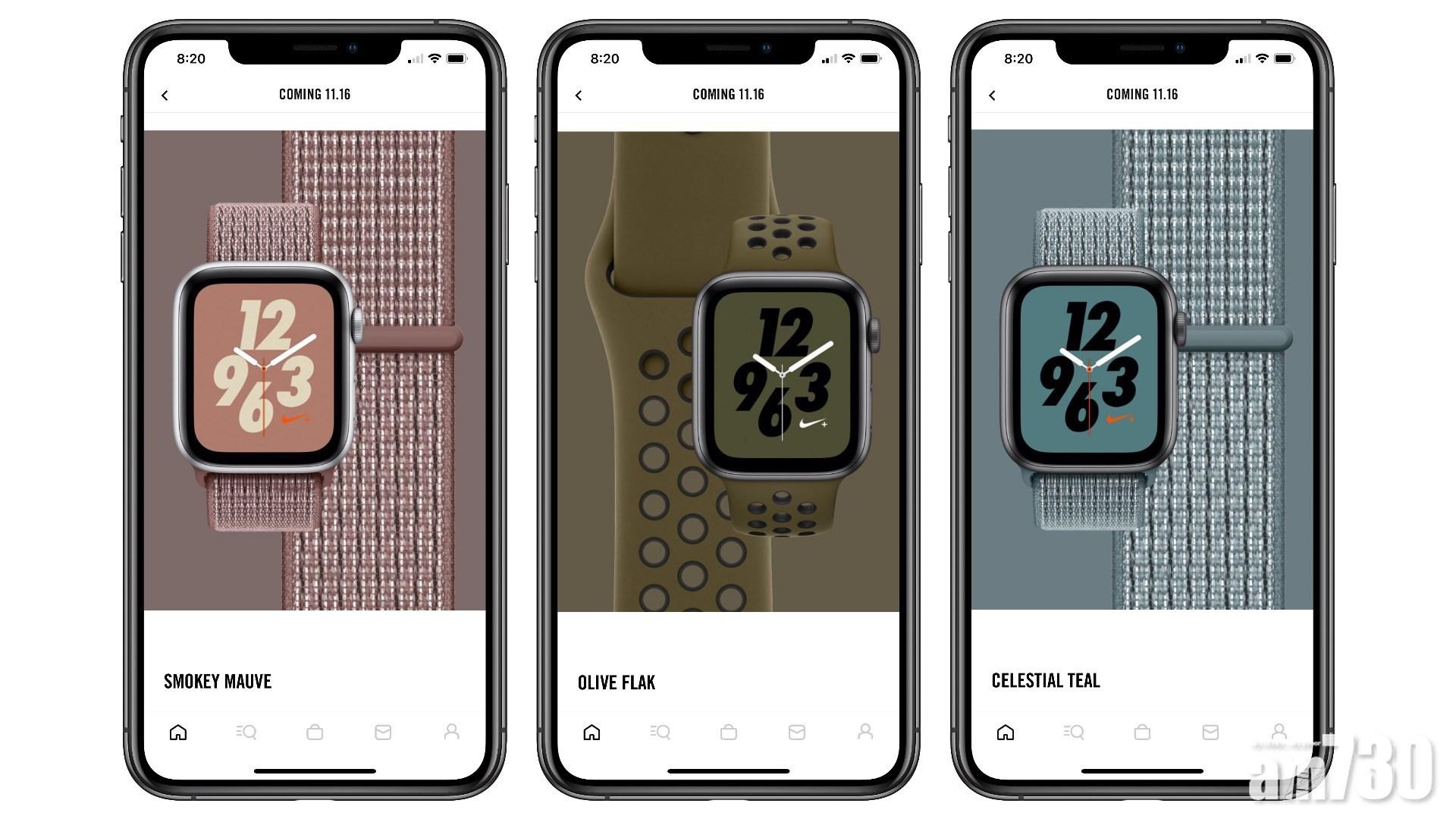Nike公布3款新色錶帶只會透過美國Nike程式供Nike Plus會員購買,其他地區如何發售則未知。