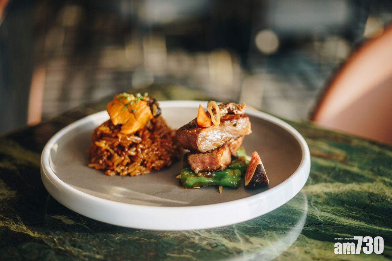加拿大海膽松茸燴飯──豆酥東星斑件