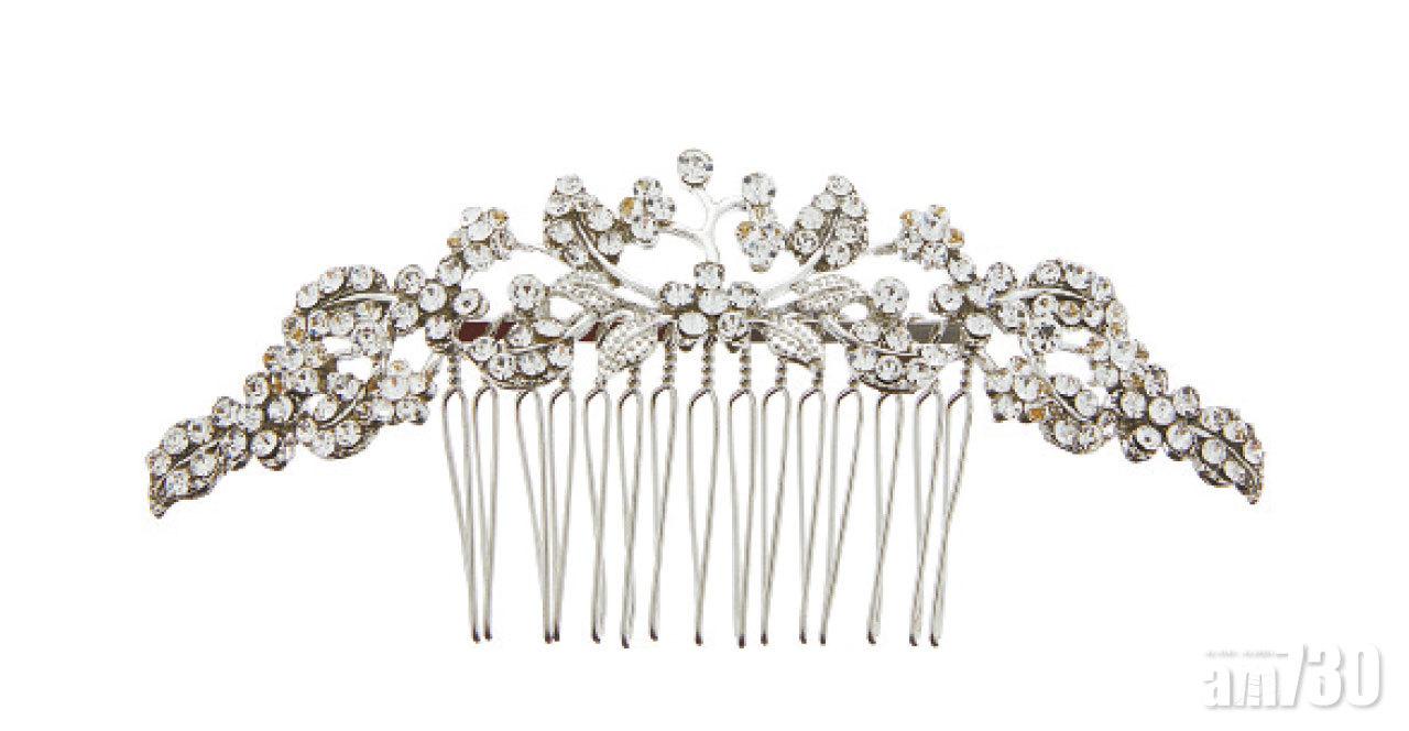 銀色閃石髮夾 $170 (a)