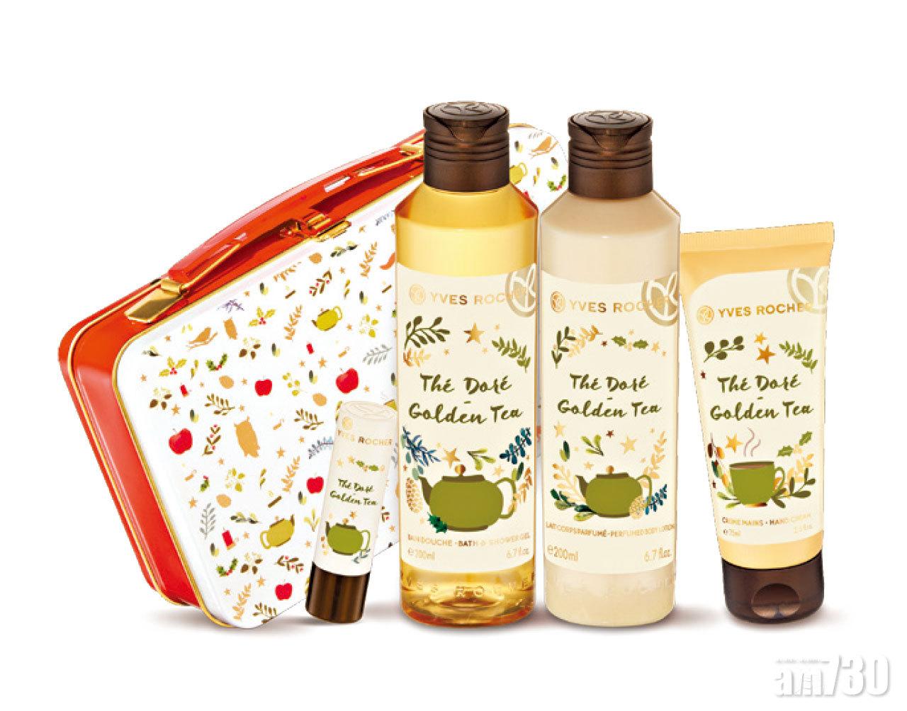 YVES ROCHER 優雅茶香身體及櫻唇修護禮盒