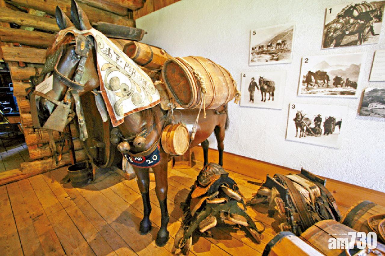 達沃斯歷史博物館只是一間小屋,展品相當簡單,因為在十九世紀中葉前,達沃斯只是一條農村。