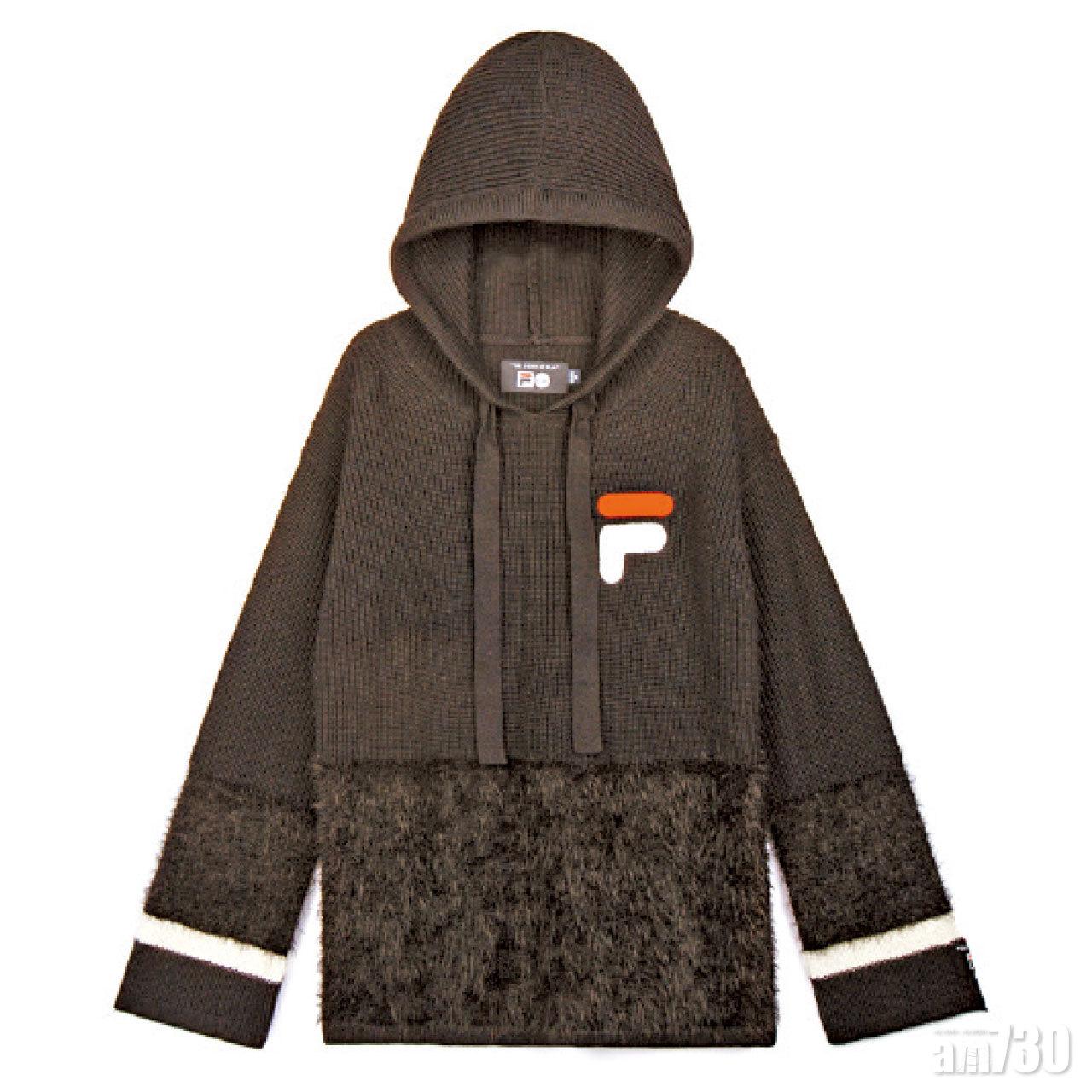 黑色針織hoodie $1,680