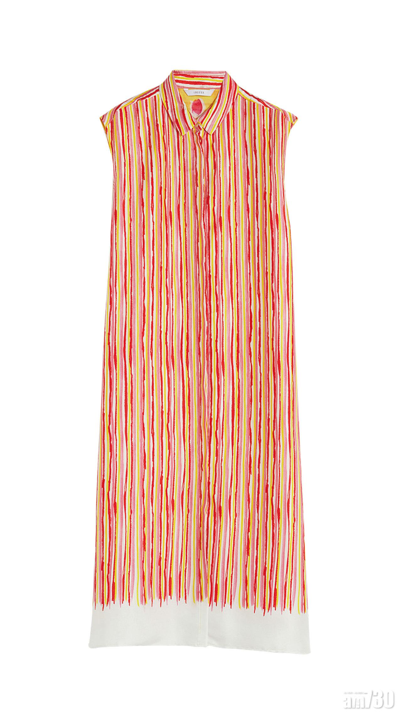 紅黃條子圖案vest dress
未定價