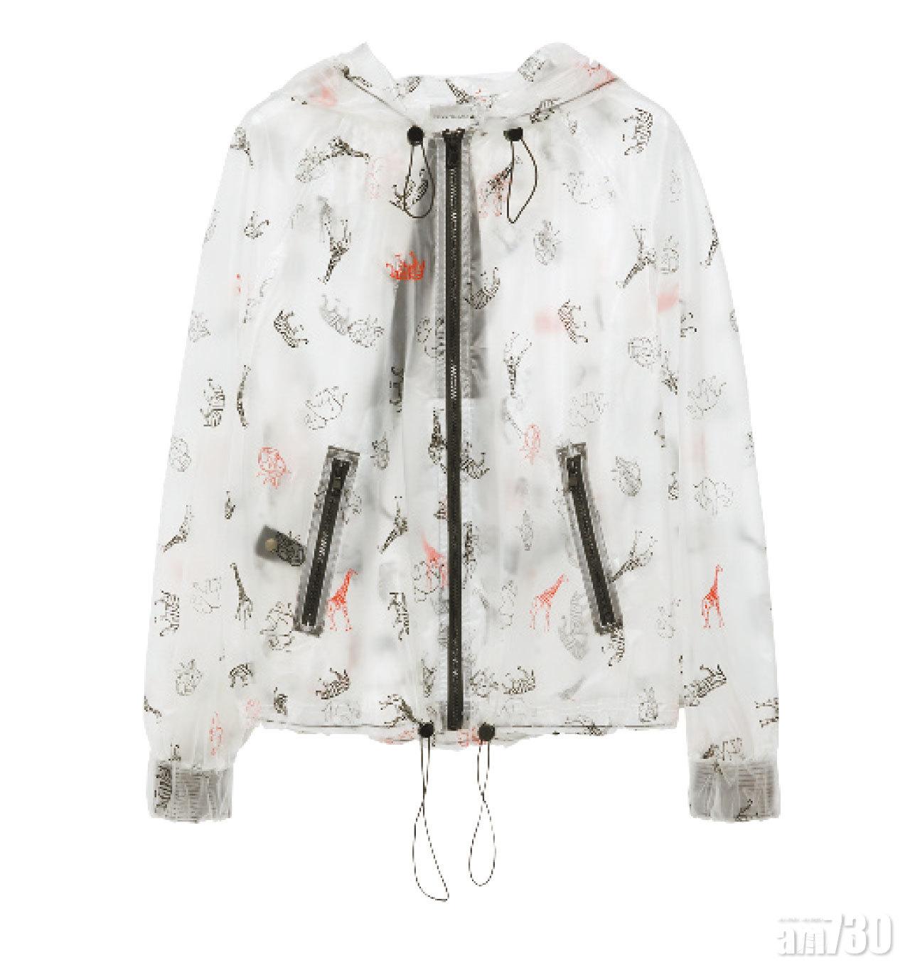 透明PVS parka jacket $2,180(D)