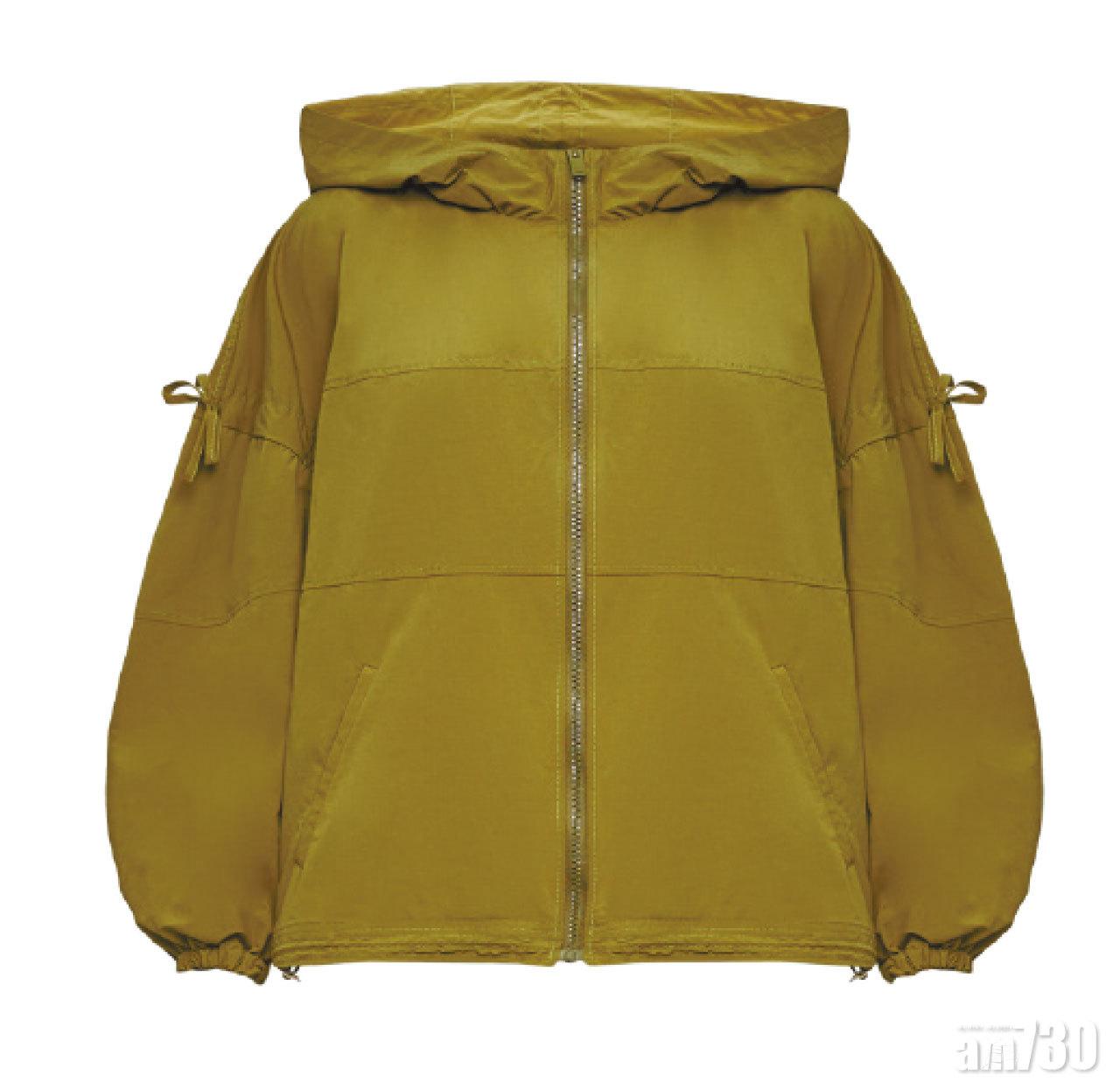 墨綠色連帽bomber jacket $3,280(B)