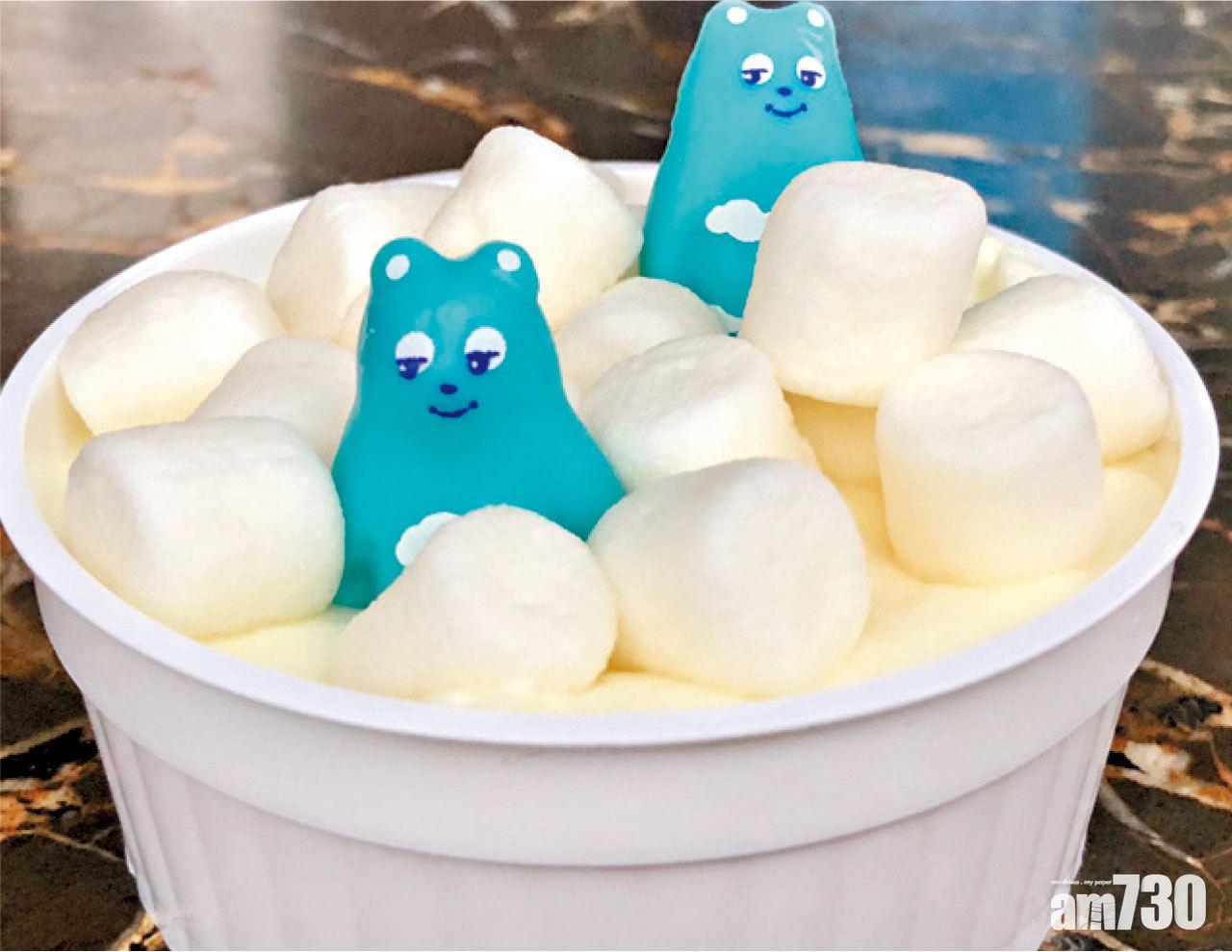 以阿倍野展望台吉祥物為造型的布丁,單是賣相已很可愛。