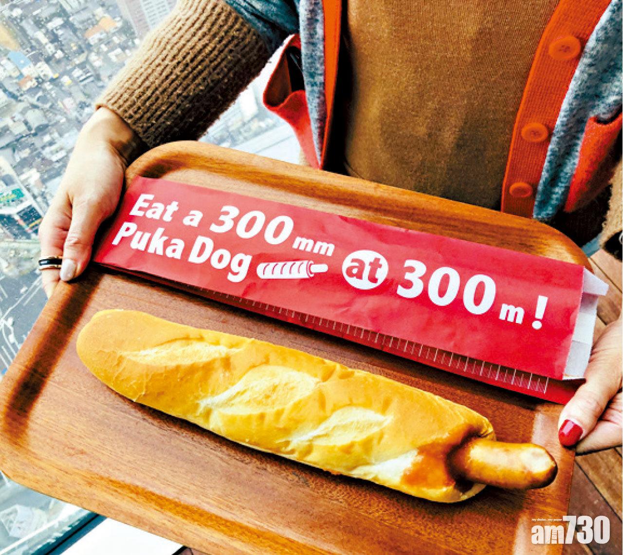 在300米高空享用300毫米熱狗,似乎是最合適不過。