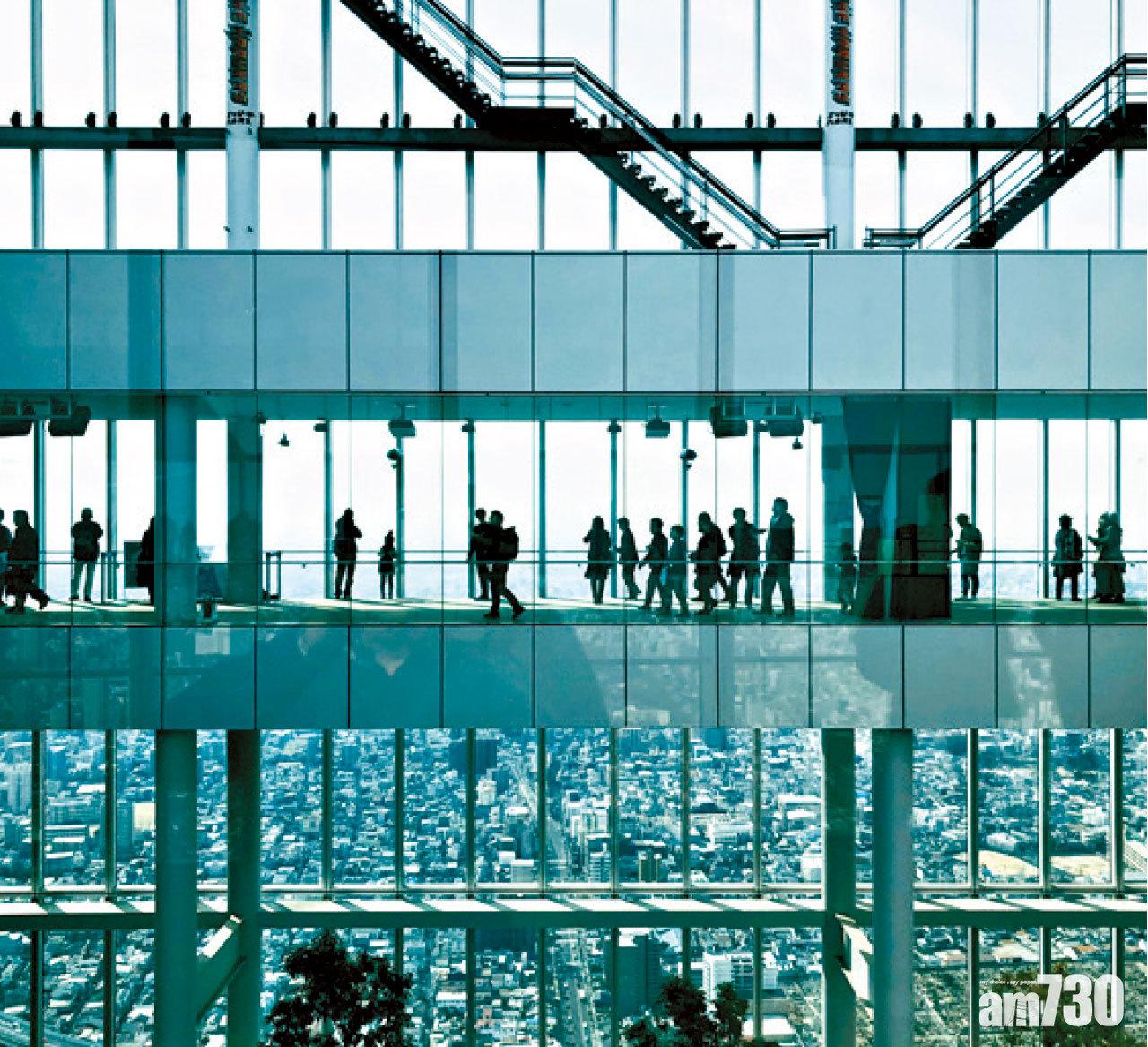 樓高300米的阿倍野展望台,象徵為大阪帶來全新希望。