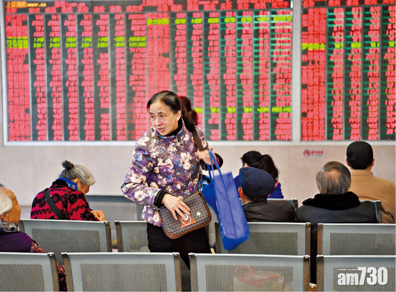深滬股市昨升逾1.9%。(中新社)