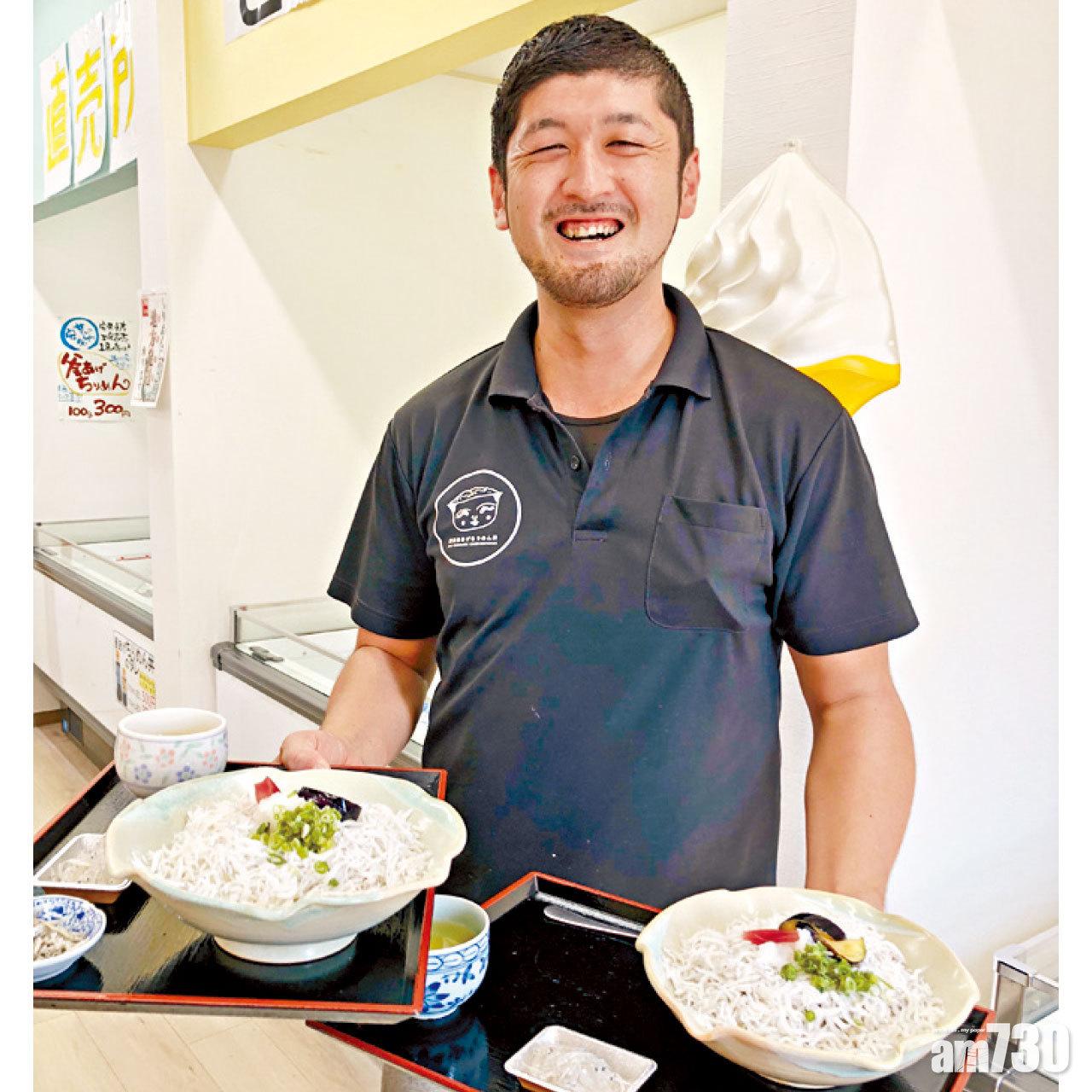 經營者濱村泰裕只挑選最新鮮的食材做料理,使食堂生意火紅。