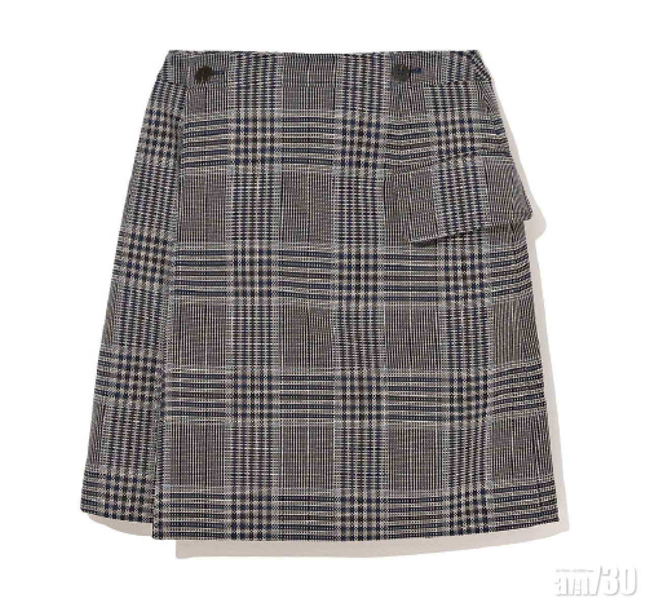 灰色格skirt $3,499(E)