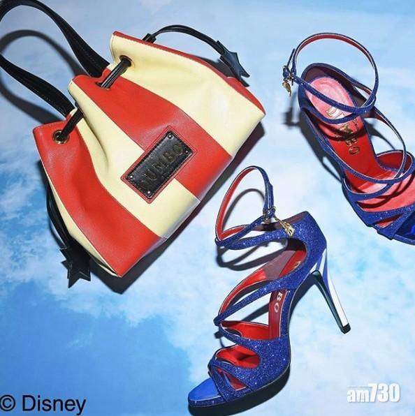 小飛象閃亮藍高跟鞋 ¥21600