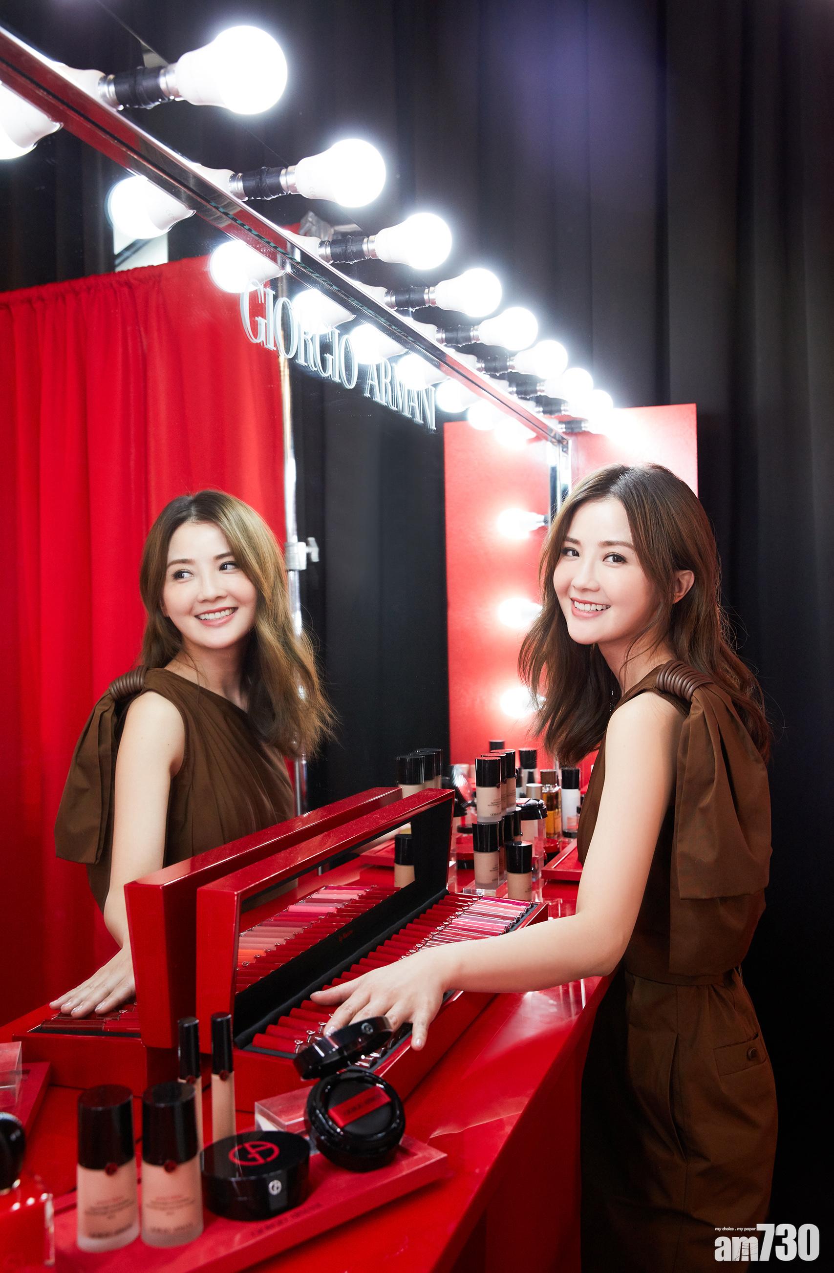 GIORGIO ARMANI Beauty早前為金像獎部分候選人化妝,拍攝頒奬典禮特刊,蔡卓妍(阿Sa)就係其中之一!