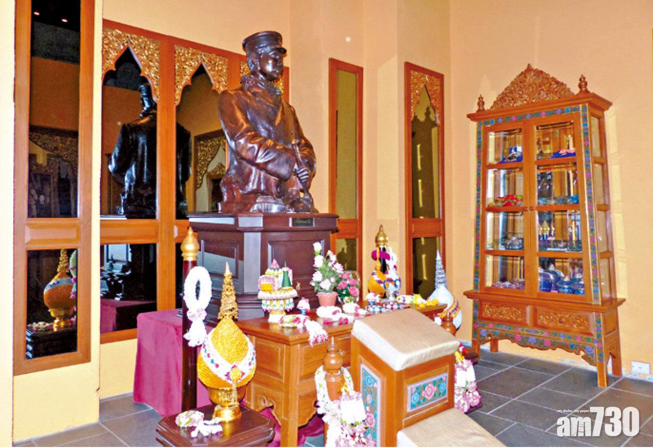 充滿亞洲色彩的泰王紀念館。