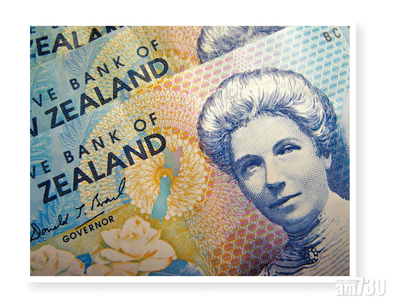 新西蘭減息至1.5厘,觸發紐元一度急挫。(資料圖片)