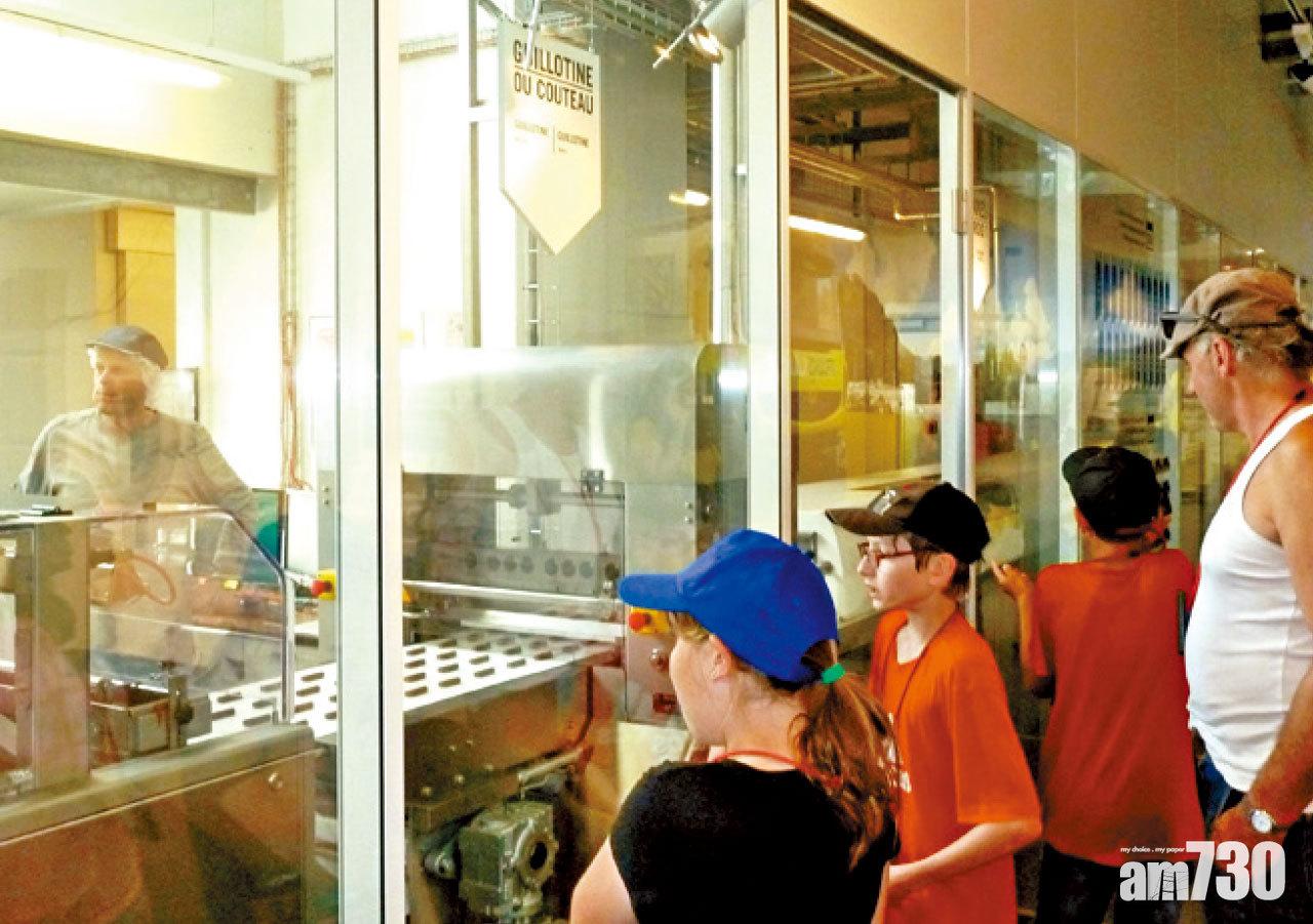 參觀生產線,不禁令人垂涎。