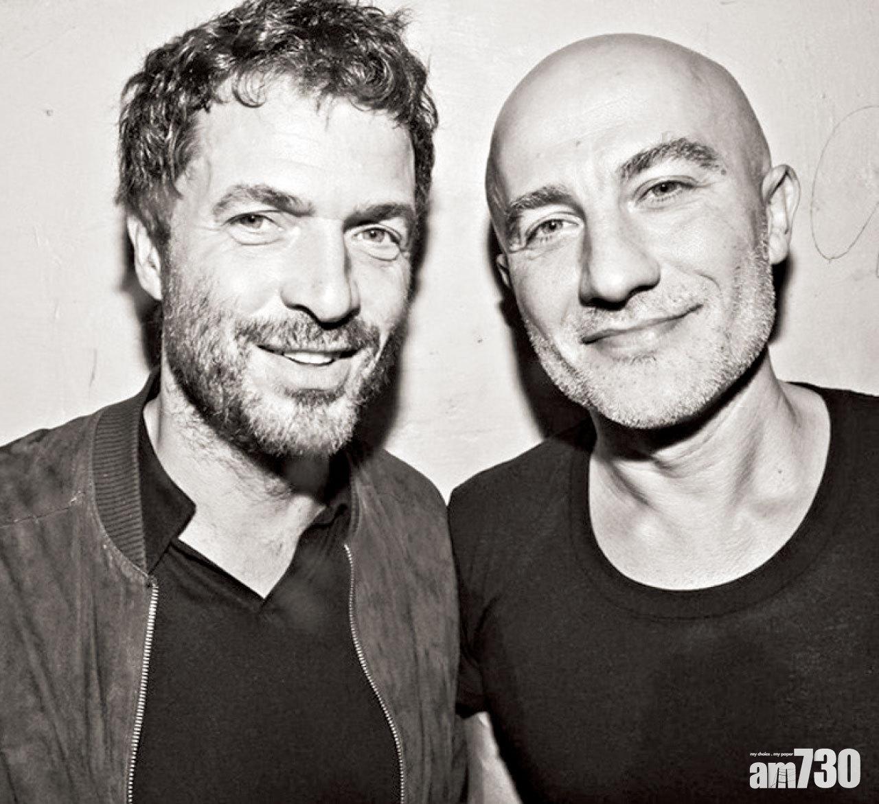 Cassius成員(左)Philippe“Zdar”Cerboneschi、(右) Boom Bass(Hubert Blanc-Francard)。