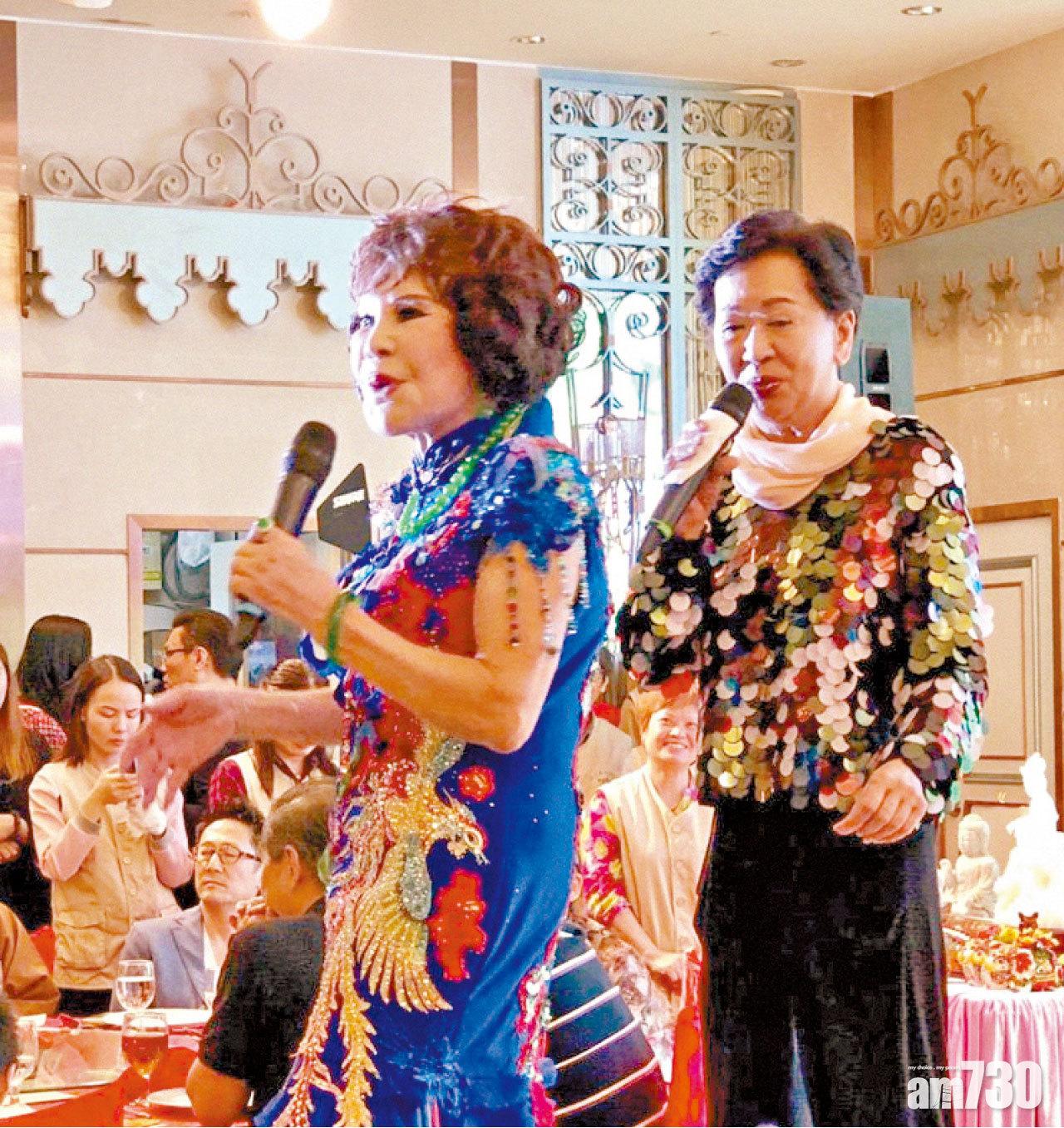 祥嫂於4月現身活動,與黃夏蕙一齊獻唱。