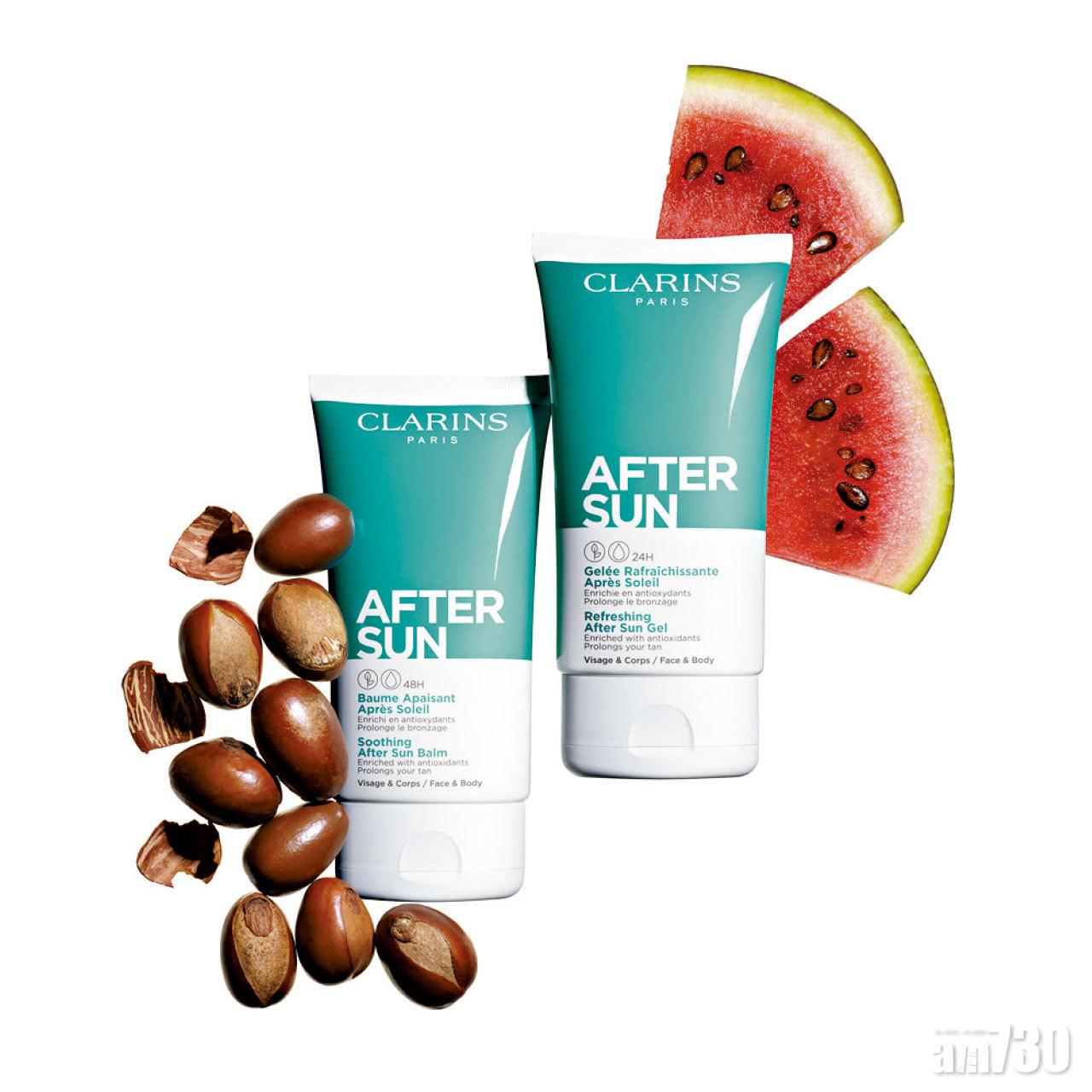 Clarins
曬後舒緩啫喱
及舒緩霜