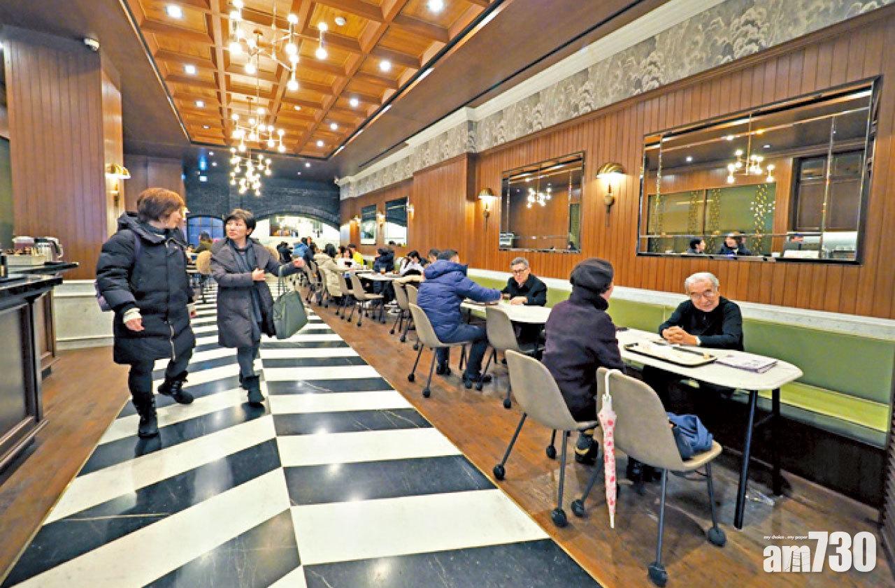 長長的雲石走廊,彷彿回到上世紀的花樣年華。