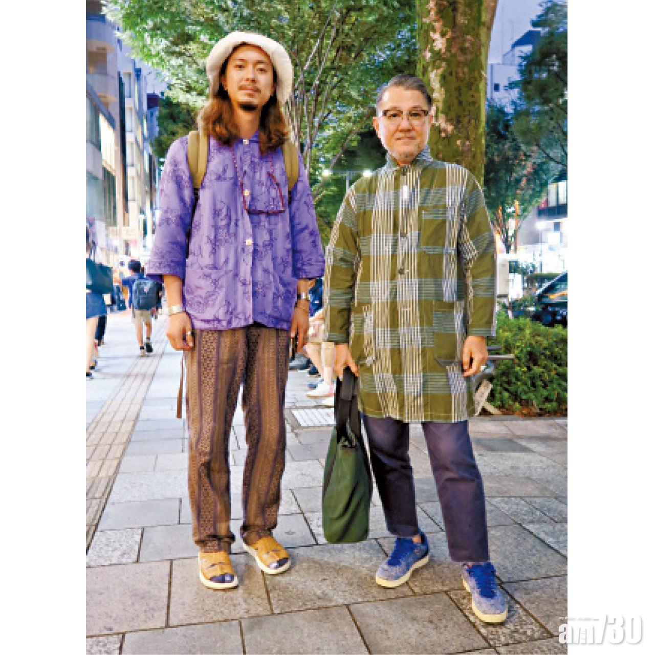 在東京街拍當然型人不缺,相中的兩位是來自沖繩某間Select Shop的店主及買手,後來我們更成為IG好友。