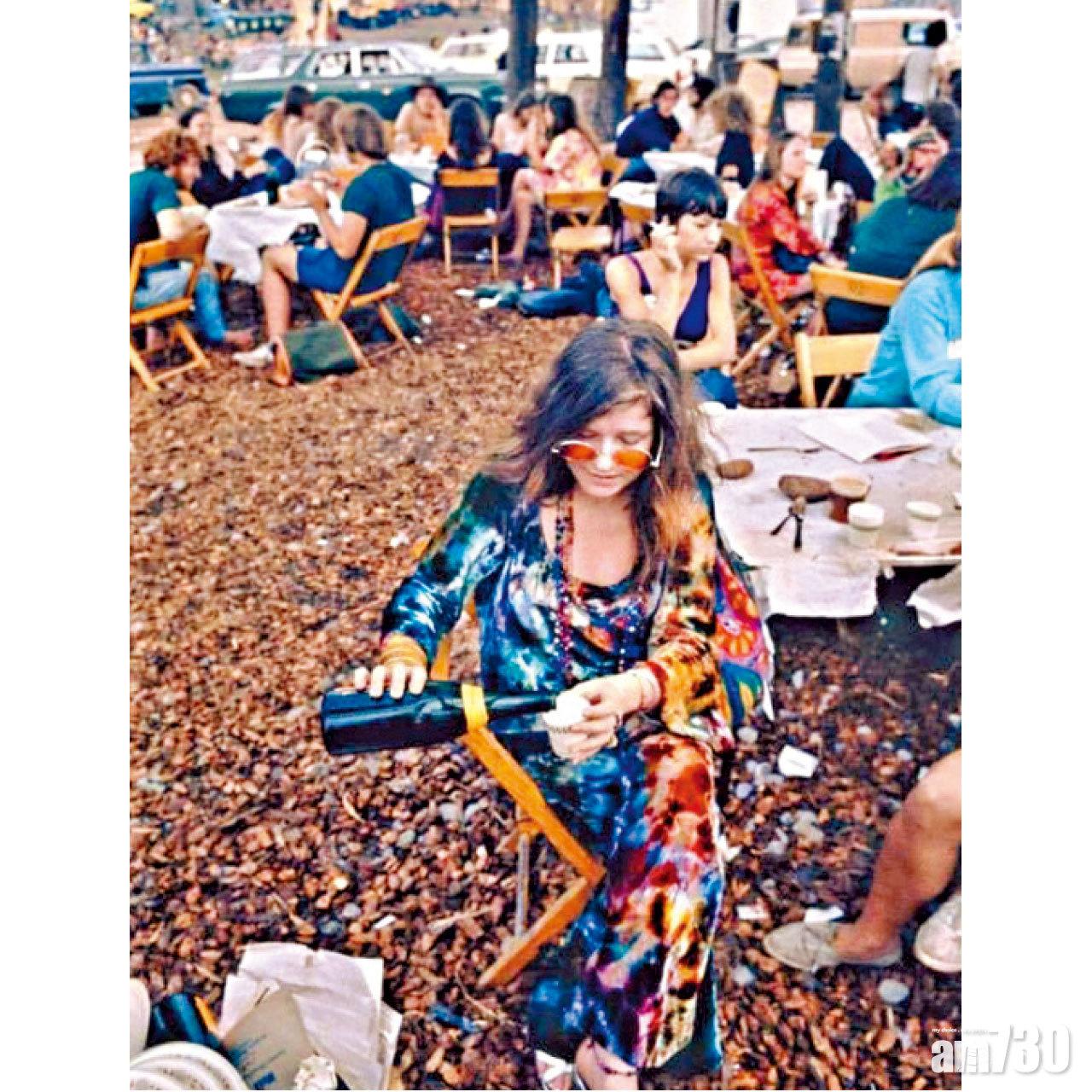 Janis Joplin在1969年的胡士托。
