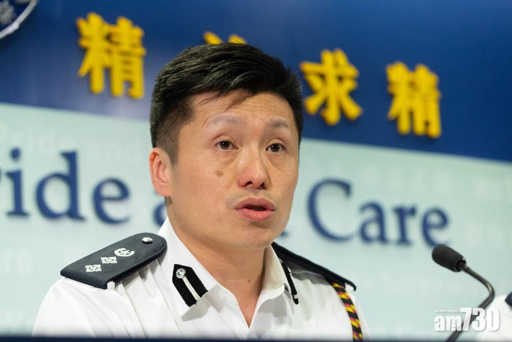 警察公共關係科總警司謝振中。(蘇文傑攝)