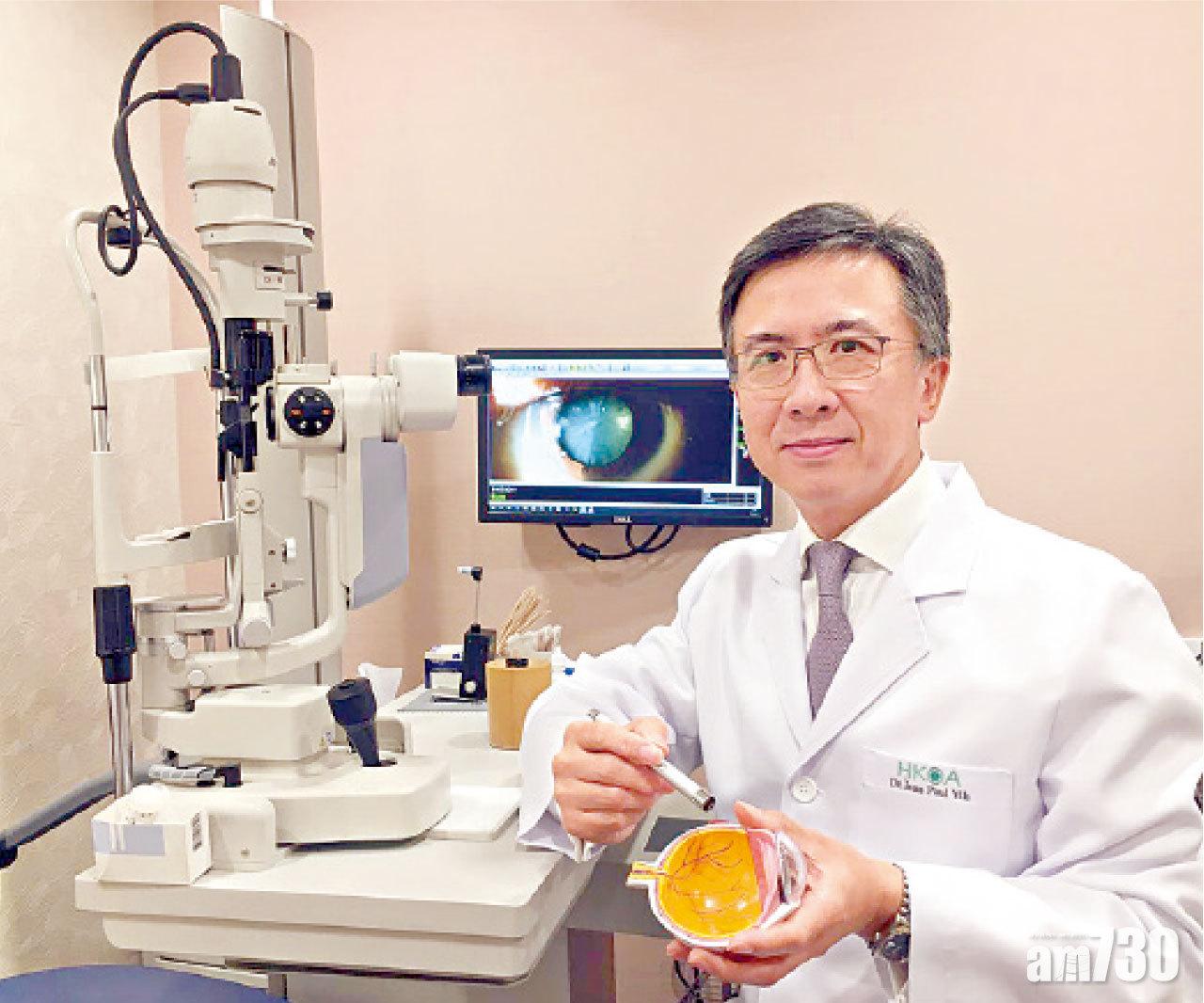 葉禮邦表示白內障是眼睛衰老症狀,患者多為長者。