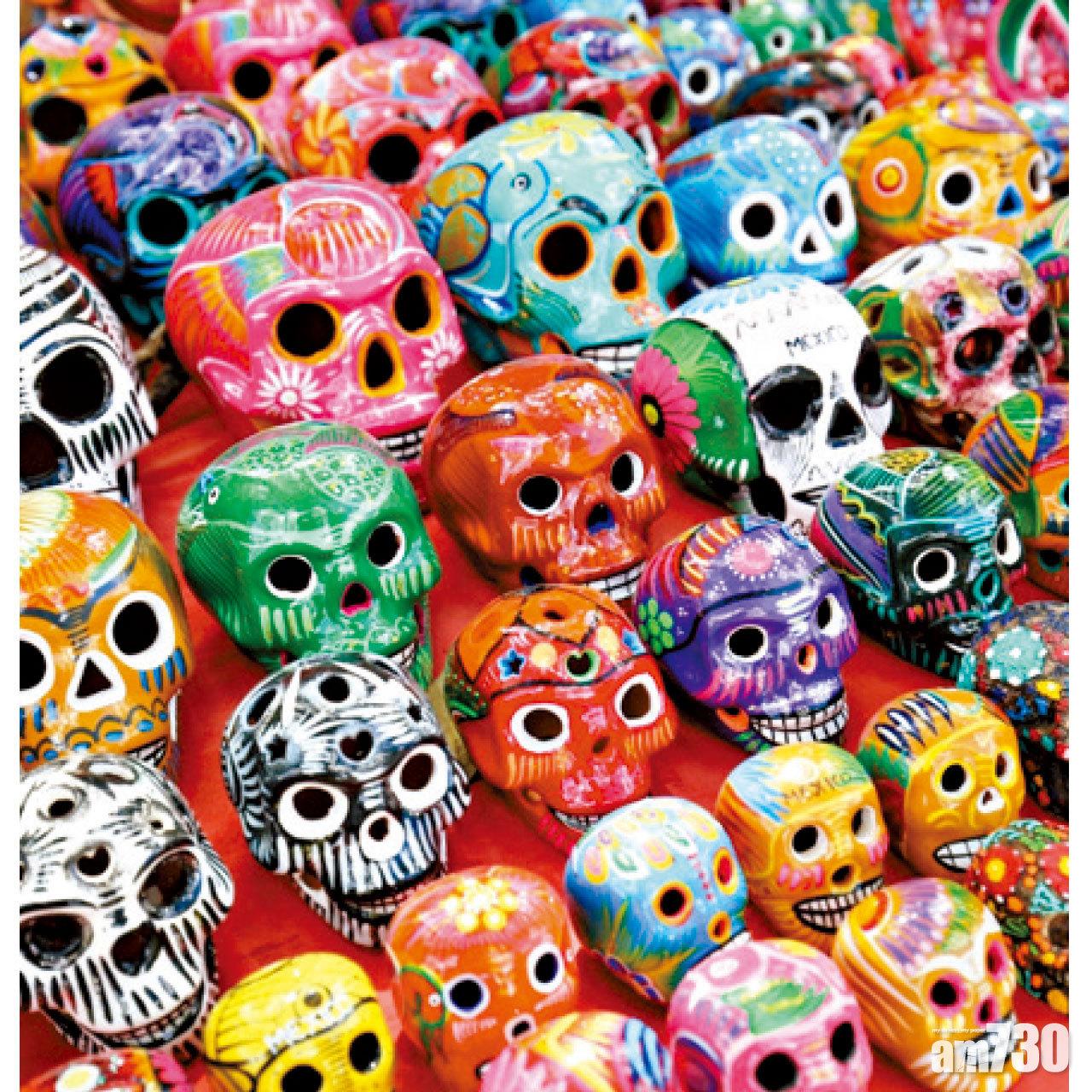 骷髏頭代表生命循環,是吉祥物。