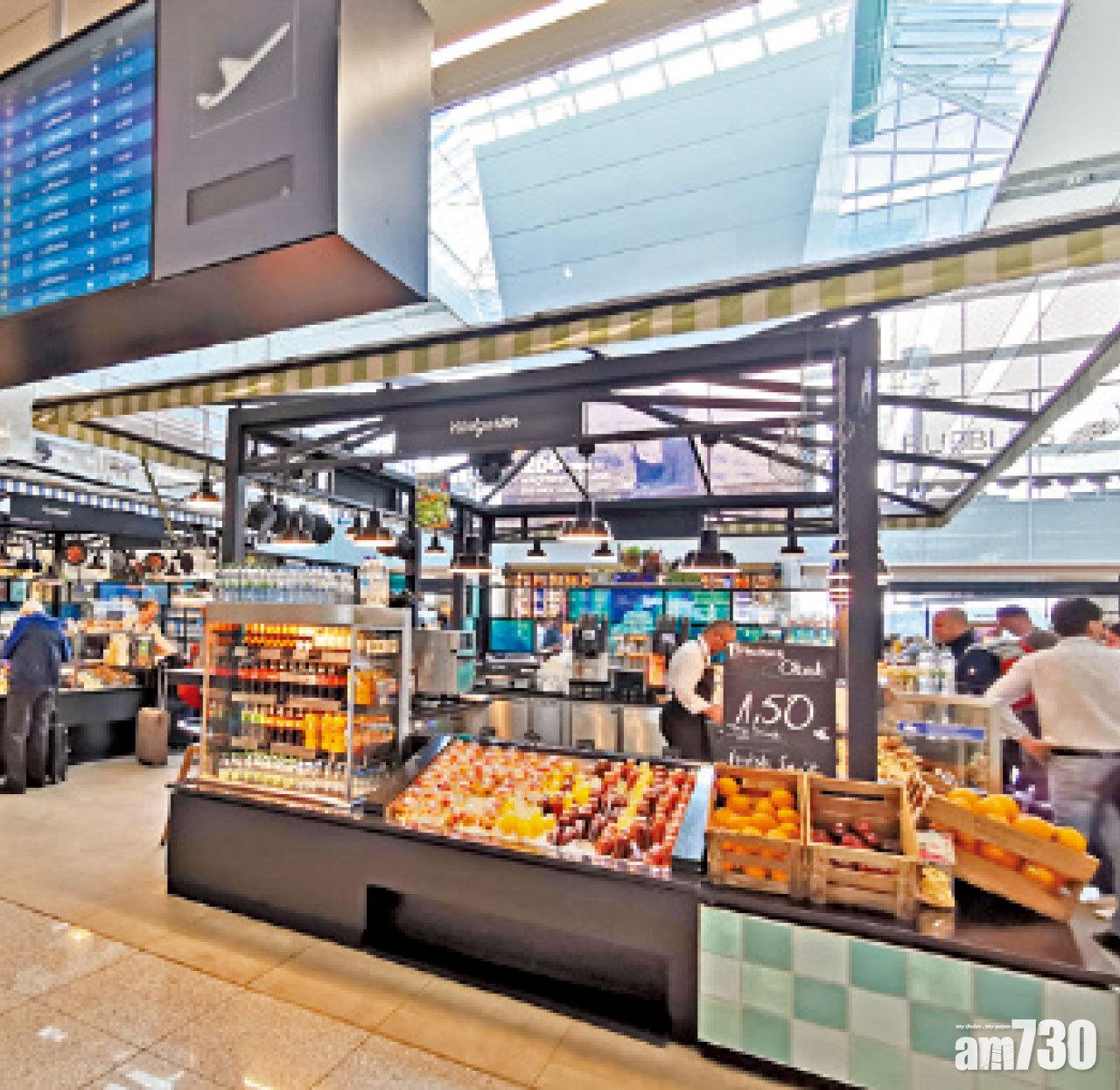 市集般的美食廣場。