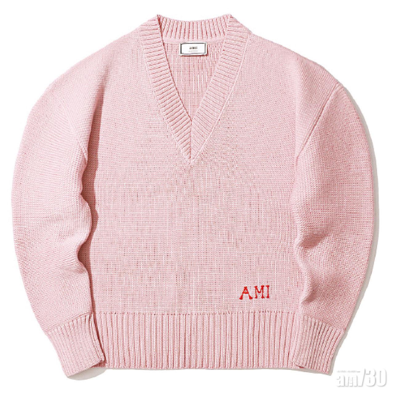 粉紅色V領knit top $3,899(B)