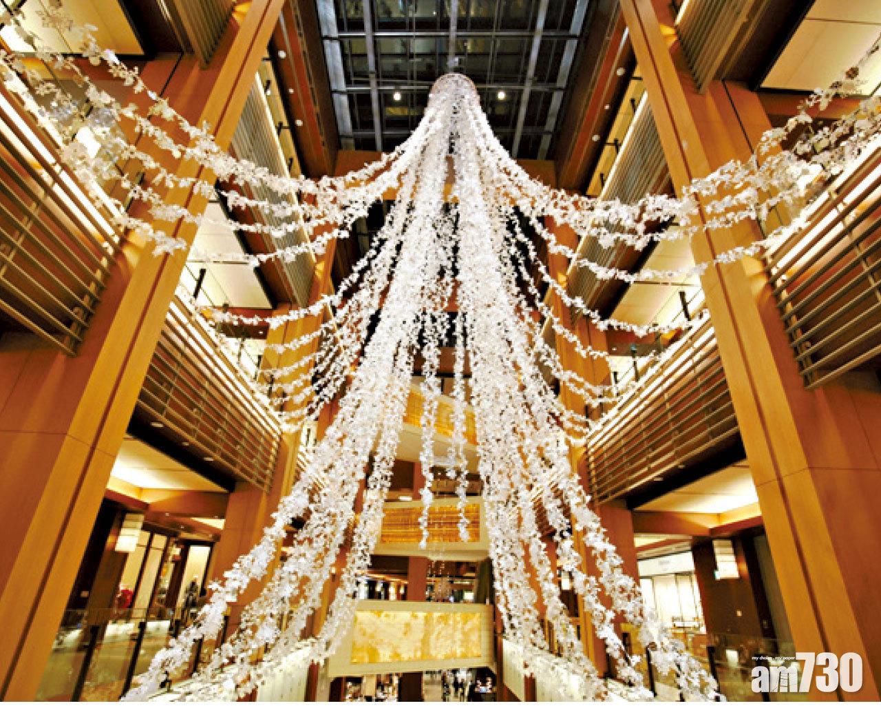 巨型聖誕樹幾層樓高,有派頭。