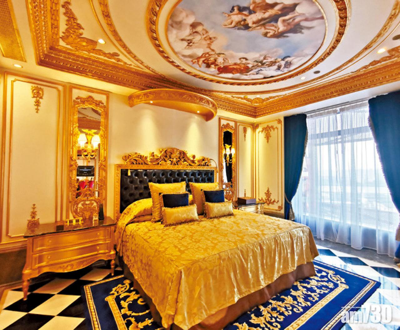 有如置身王宮寢室。