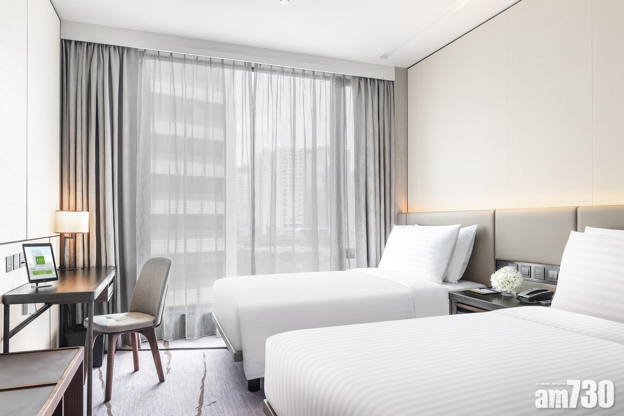 標準雙人客房。