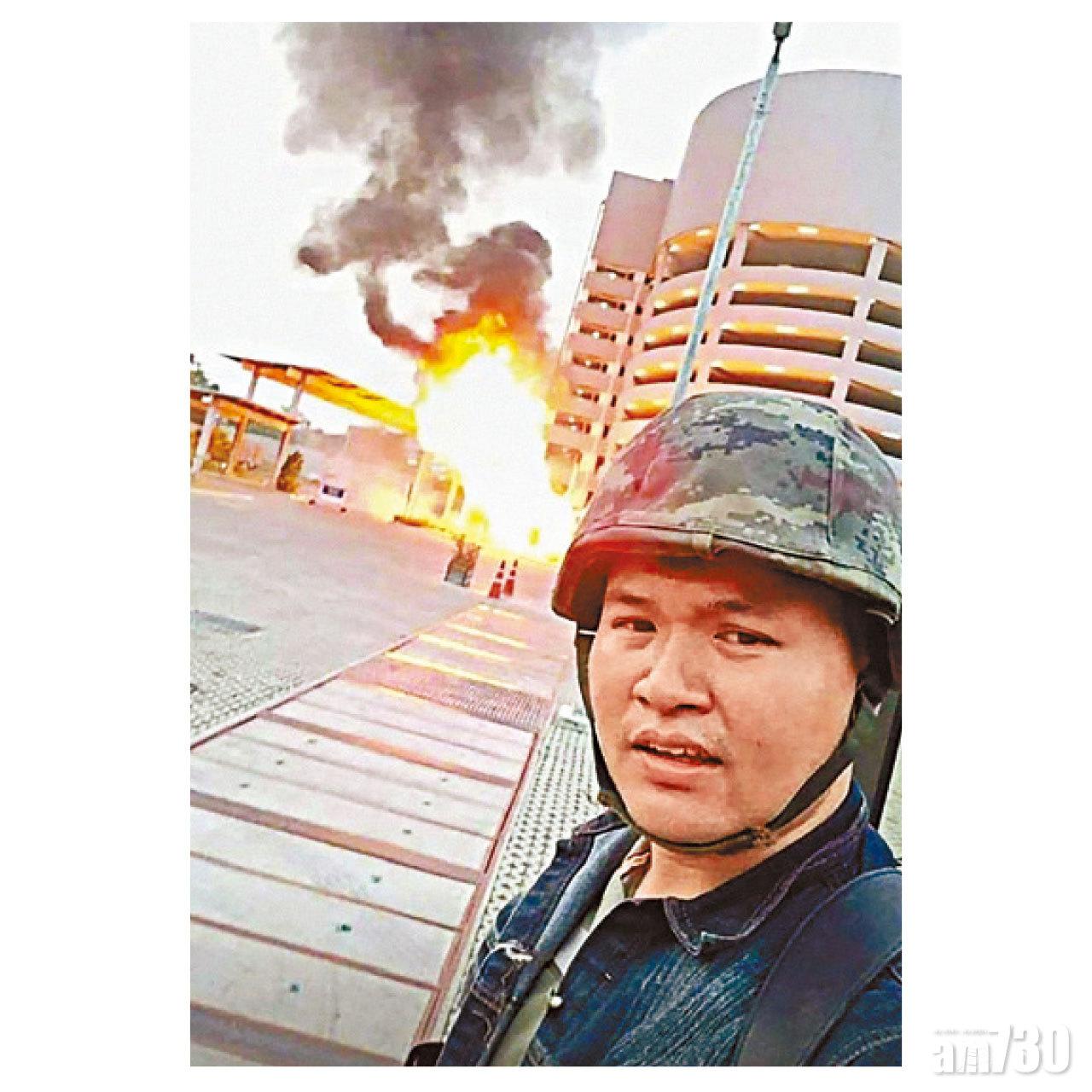 槍手上載施襲照片。
