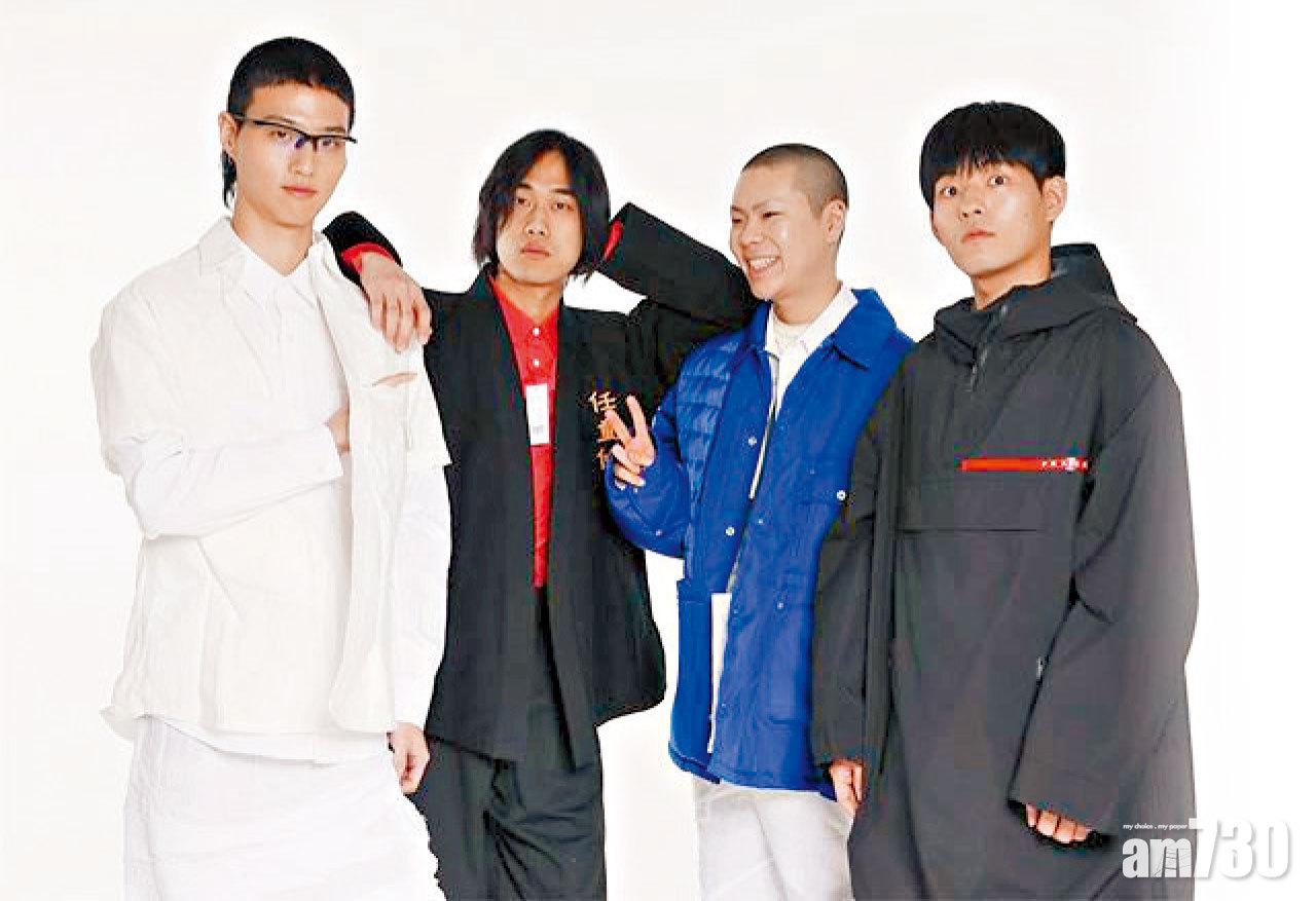 Hyukoh成員:左起林賢帝(吉他)、李仁雨(鼓)、吳赫(主唱)、任童健(低音結他)。